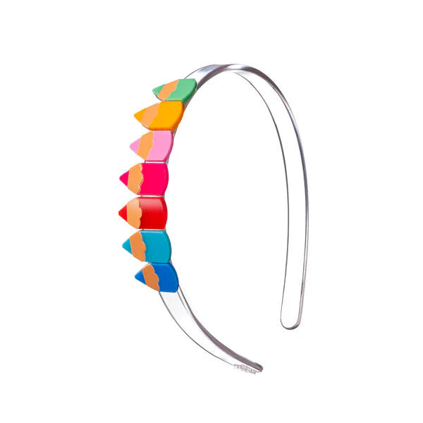 DIADEMA LÁPICES DE COLORES VIBRANTES
