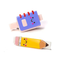 CLIP CUADERNO Y LÁPIZ