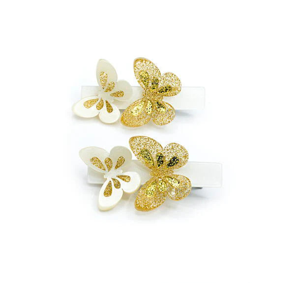 HAIR CLIP BUTTERFLY GOLD