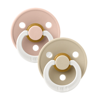 CHUPÓN BIBS COLOUR GLOW 2 PACK BLUSH/VANILLA 6-18 MESES