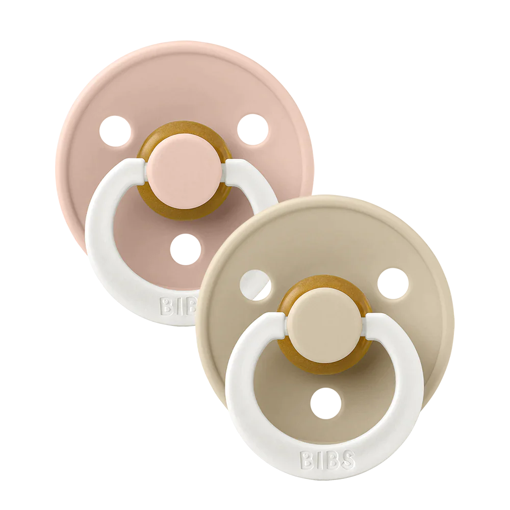 CHUPÓN BIBS COLOUR GLOW 2 PACK BLUSH/VANILLA 3-6 MESES – TIKI TIKI BABY ...