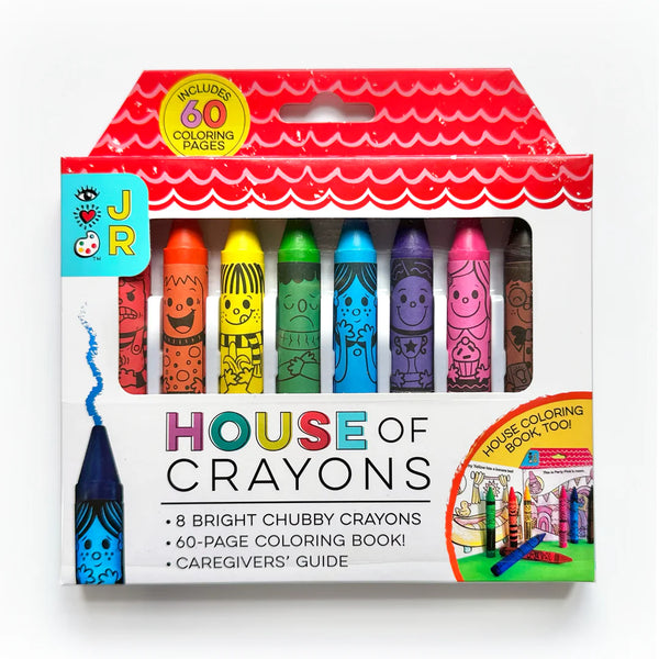 SET LIBRO PARA COLOREAR Y CRAYONES HOUSE OF CRAYONS