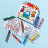 SET LIBRO PARA COLOREAR Y CRAYONES HOUSE OF CRAYONS