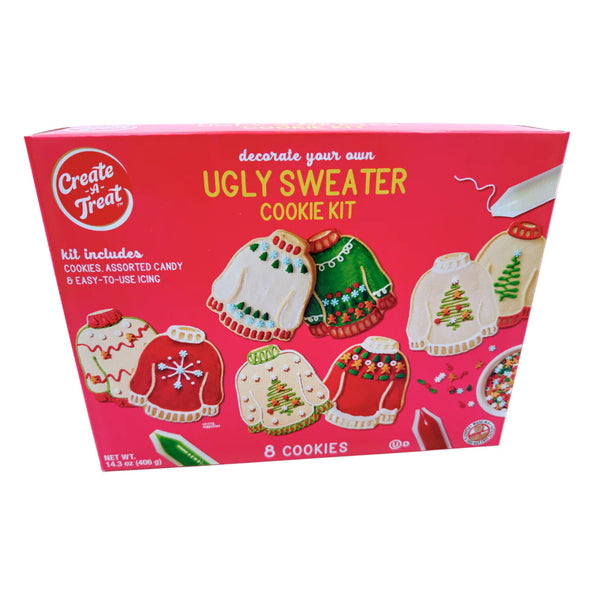 DECORATE YOUR OWN UGLY SWEATER COOKIE KIT