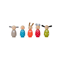 MUÑEQUITOS DE MADERA THE BIG FAMILY