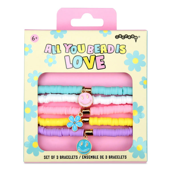 SET PULSERAS ALL YOU BEAD IS LOVE