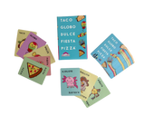 TACO, GLOBO, DULCE, FIESTA, PIZZA