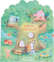 LIBRO PARA COLOREAR CON STICKERS (La Grande Famille)