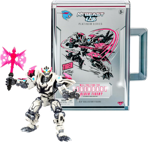 MR BEAST LAB ATOMIC PLATINUM TIGER BATTLE TITAN