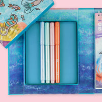 JUEGO DE COLOREAR SEA LIFE PLUMONES CON BRILLITOS