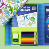 JUEGO DE COLOREAR HOW TO DRAW - DINOSAURS