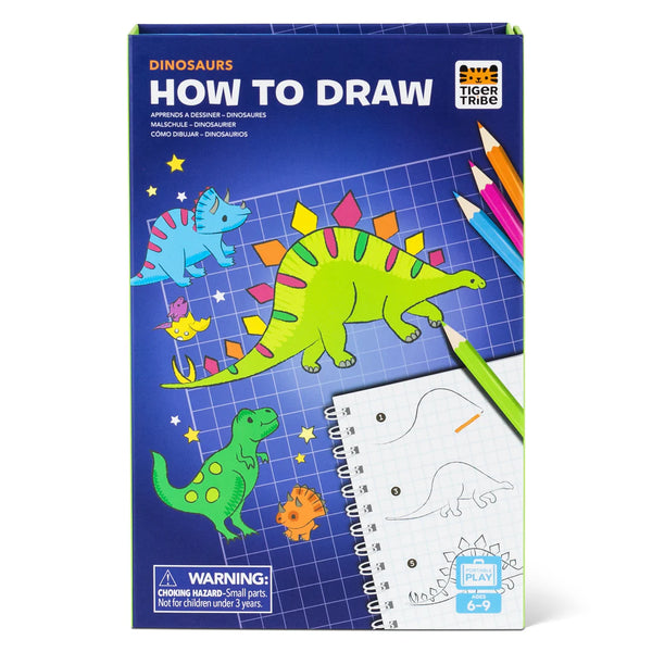 JUEGO DE COLOREAR HOW TO DRAW - DINOSAURS