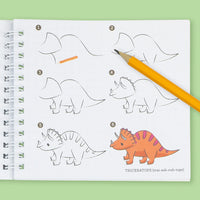 JUEGO DE COLOREAR HOW TO DRAW - DINOSAURS