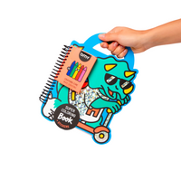 JUEGO DE COLOREAR CON STICKERS DINOSAURIO SUPER