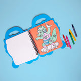 JUEGO DE COLOREAR CON STICKERS DINOSAURIO SUPER