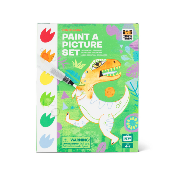 PAINT A PICTURE SET DINOSAURIO