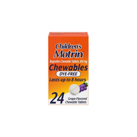 MOTRIN TABLETAS MASTICABLES