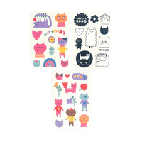 TATUAJES TEMPORALES TATTOO PALOOZA PAWSITIVE CATS