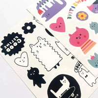 TATUAJES TEMPORALES TATTOO PALOOZA PAWSITIVE CATS