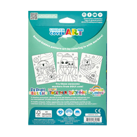 TARJETAS PARA COLOREAR HIDDEN PATTERN MONSTER ALIENS