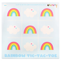 RAINBOW LUCITE TIC TAC TOE