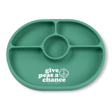 PLATO DE SILICÓN GIVE PEAS A CHANCE