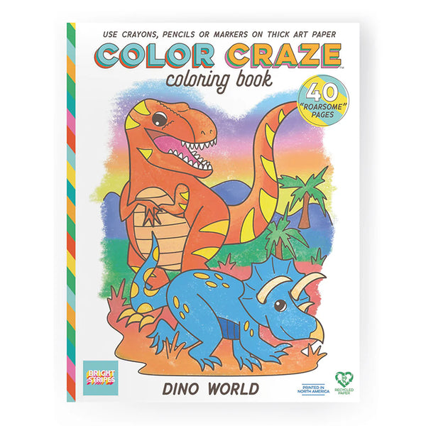 LIBRO DE COLOREAR COLOR CRAZE (DINO)