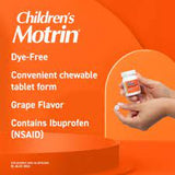 MOTRIN TABLETAS MASTICABLES