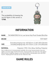 LABUBU PIN FOR LOVE (N-Z) (PLUSH)