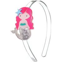 DIADEMA MERMAID NEON PINK