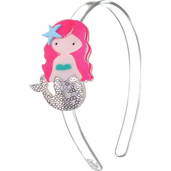 DIADEMA MERMAID NEON PINK