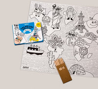 KIT PARA COLOREAR (Mod. Mini Atlas)