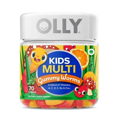 OLLY KIDS MULTI GUSANITOS (70 gomitas)