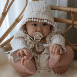 PAQUETE DE 2 CHUPONES DAISY (BAKED CLAY/CREAM) 6-18 meses