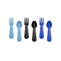 SET DE MINI TENEDORES Y CUCHARAS (Blue)