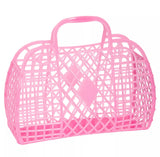 RETRO BASKET (Neón Pink Translucent) Large