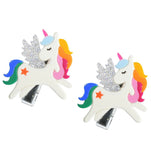 HAIR CLIP UNICORN RAINBOW