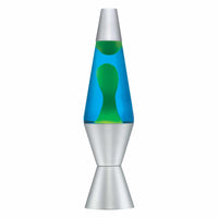 LAVA LAMP (blue/silver)