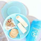 PLATO 3 DIVISIONES (Blue)
