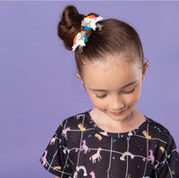 HAIR CLIP UNICORN RAINBOW